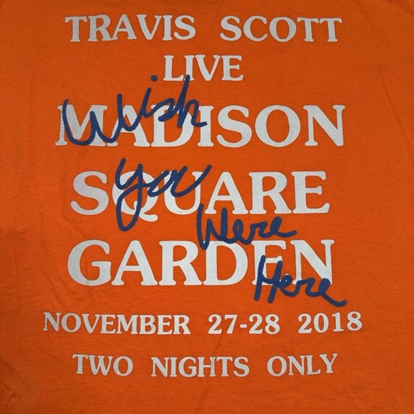 Travis Scott Concert T shirt Madison Square Garden Size XL - Picture 3 of 4
